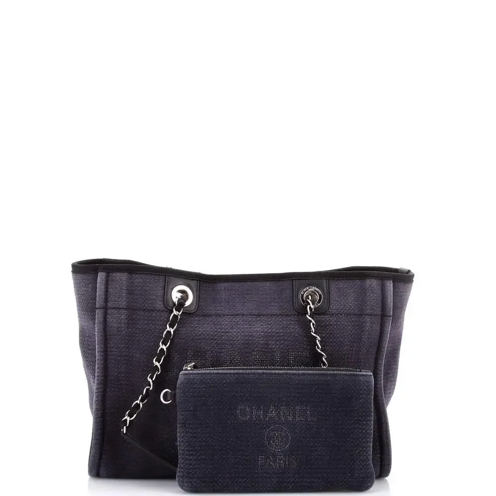 Chanel Deauville Tote Mixed Fibers #239887C26B - Picture 2 of 9